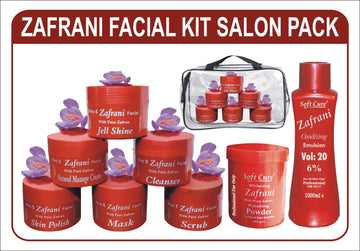 Zafran Glow & Brightening Facial Kit – 9 Pcs