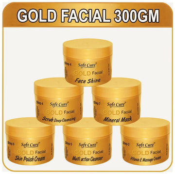 Gold Luxe Brightening Cream Set – 6 Pcs