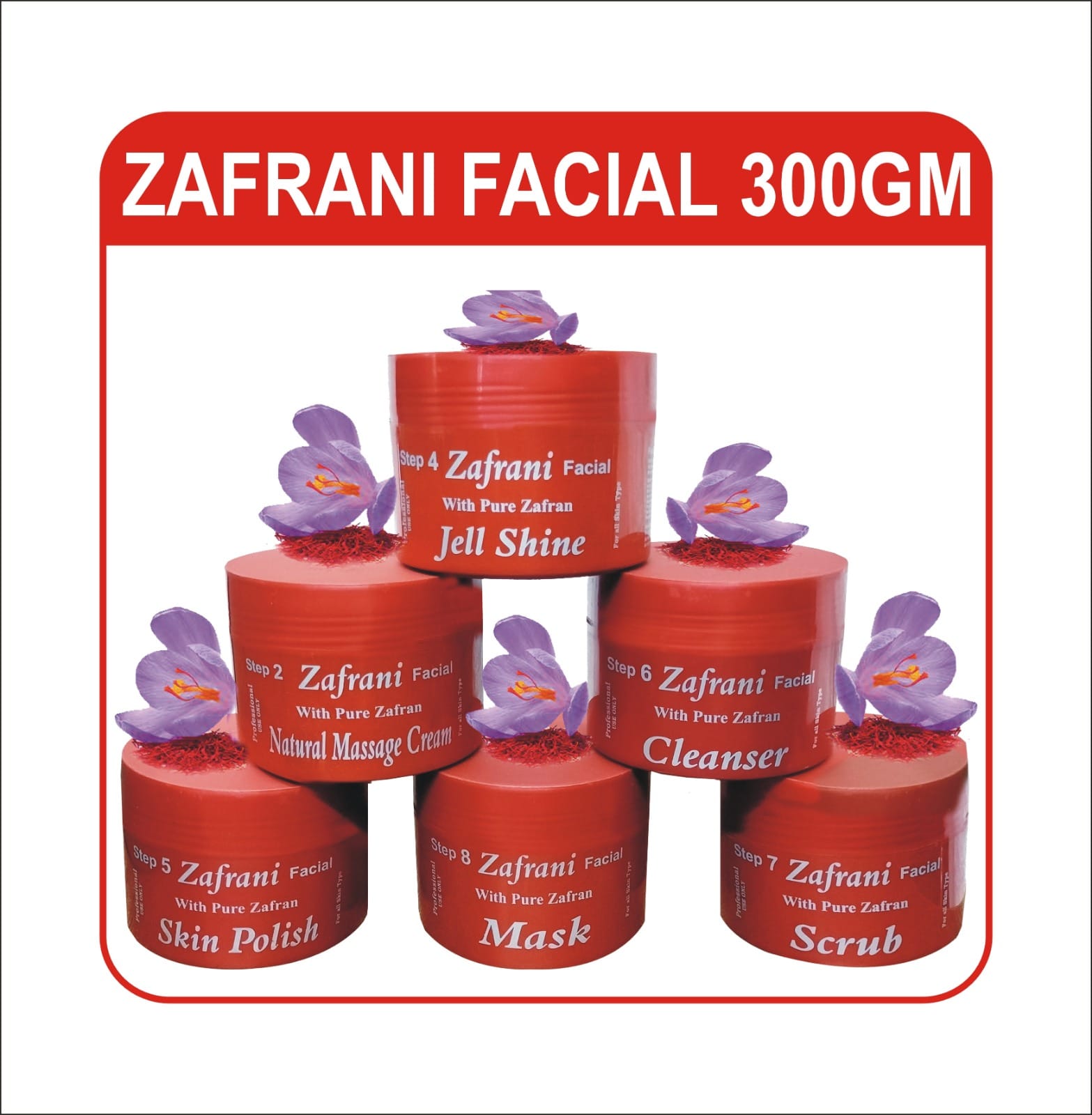 Zafran Beauty Cream Set – 6 Pcs
